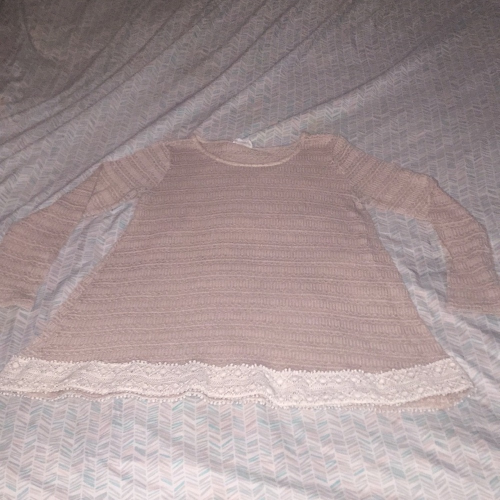 Tan shirt
